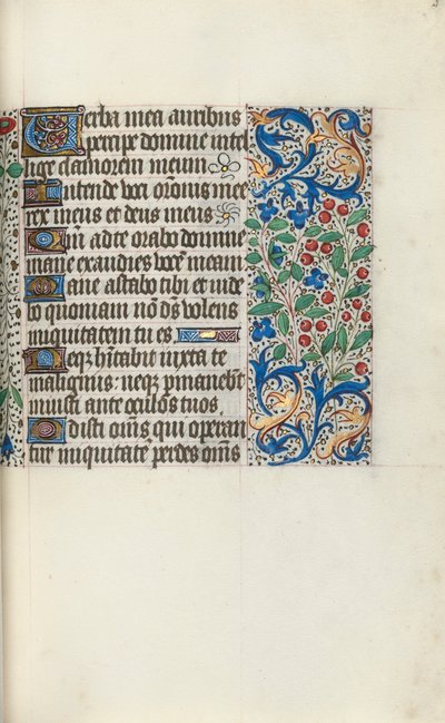 Księga godzin Korzystanie z Rouen: fol. 59r, ok. 1470. autorstwa Master of the Geneva Latini