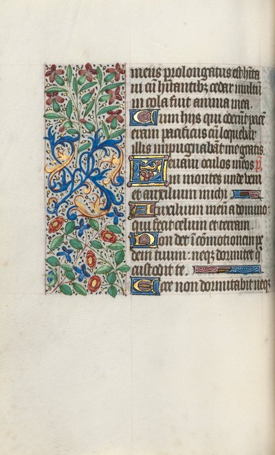 Księga godzin Korzystanie z Rouen: fol. 61v, ok. 1470. autorstwa Master of the Geneva Latini