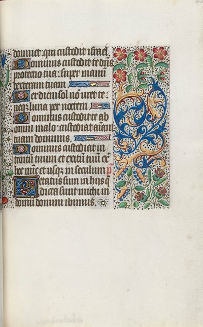 Księga godzin Korzystanie z Rouen: fol. 62r, ok. 1470. autorstwa Master of the Geneva Latini