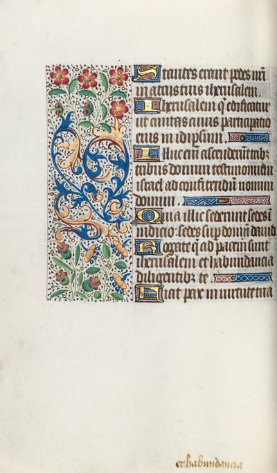 Księga godzin Korzystanie z Rouen: fol. 62v, ok. 1470. autorstwa Master of the Geneva Latini