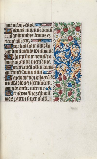Księga godzin Korzystanie z Rouen: fol. 69r, ok. 1470. autorstwa Master of the Geneva Latini
