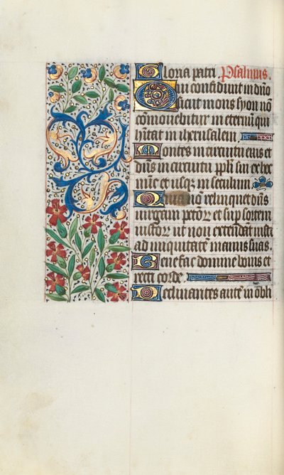 Księga godzin Korzystanie z Rouen: fol. 71v, ok. 1470. autorstwa Master of the Geneva Latini