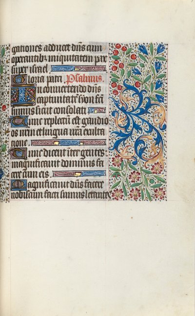 Księga godzin Korzystanie z Rouen: fol. 72r, ok. 1470. autorstwa Master of the Geneva Latini