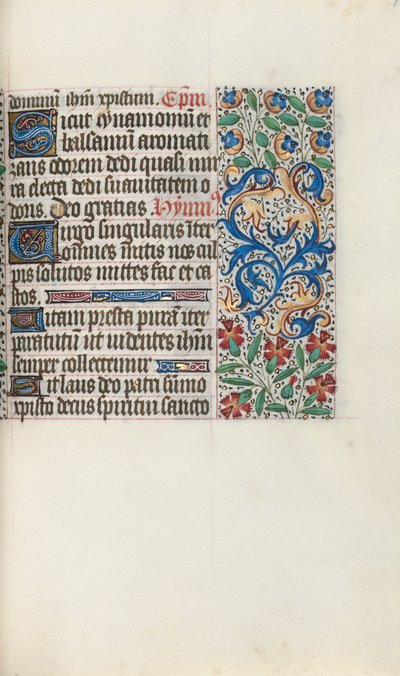 Księga godzin Korzystanie z Rouen: fol. 78r, ok. 1470. autorstwa Master of the Geneva Latini