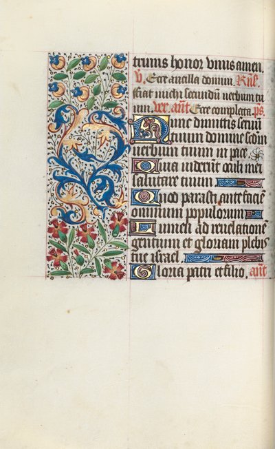 Księga godzin Korzystanie z Rouen: fol. 78v, ok. 1470. autorstwa Master of the Geneva Latini