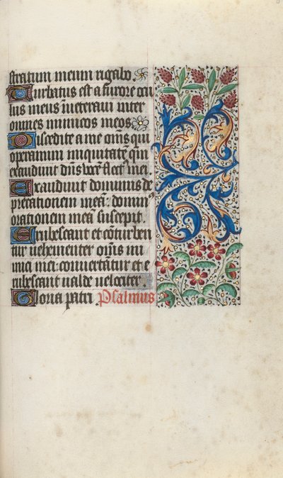 Księga godzin Korzystanie z Rouen: fol. 81r, ok. 1470. autorstwa Master of the Geneva Latini