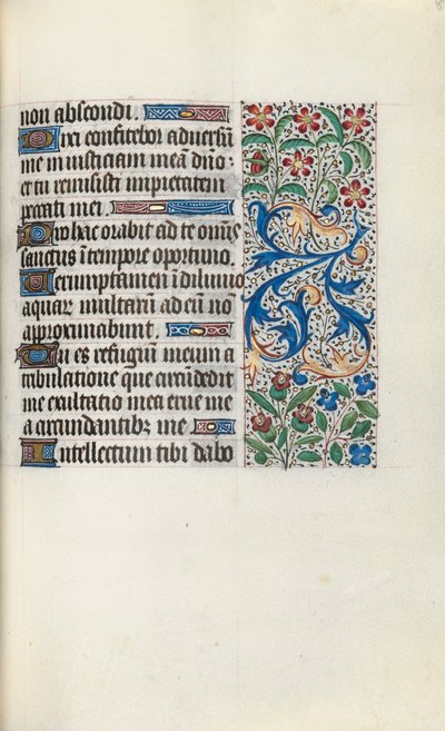 Księga godzin Korzystanie z Rouen: fol. 82r, ok. 1470. autorstwa Master of the Geneva Latini