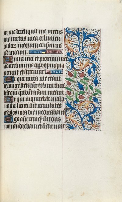Księga godzin Korzystanie z Rouen: fol. 84r, ok. 1470. autorstwa Master of the Geneva Latini