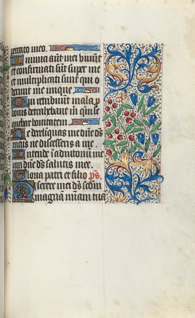 Księga godzin Korzystanie z Rouen: fol. 85r, ok. 1470. autorstwa Master of the Geneva Latini