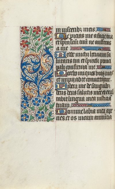 Księga godzin Korzystanie z Rouen: fol. 86v, ok. 1470. autorstwa Master of the Geneva Latini