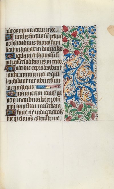 Księga godzin Korzystanie z Rouen: fol. 88r, ok. 1470. autorstwa Master of the Geneva Latini