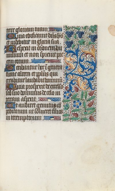 Księga godzin Korzystanie z Rouen: fol. 89r, ok. 1470. autorstwa Master of the Geneva Latini