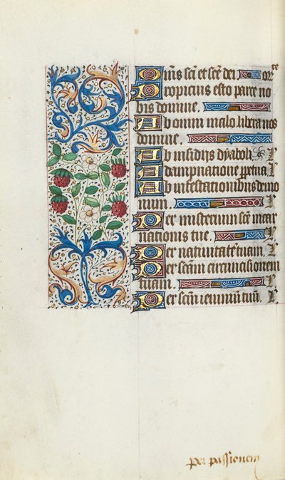Księga godzin Korzystanie z Rouen: fol. 94v, ok. 1470. autorstwa Master of the Geneva Latini