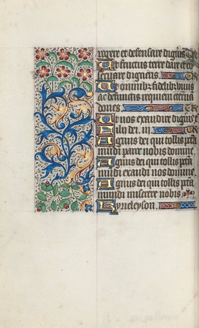 Księga godzin Korzystanie z Rouen: fol. 95v, ok. 1470. autorstwa Master of the Geneva Latini