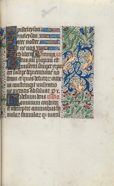 Księga godzin Korzystanie z Rouen: fol. 96r, ok. 1470. autorstwa Master of the Geneva Latini
