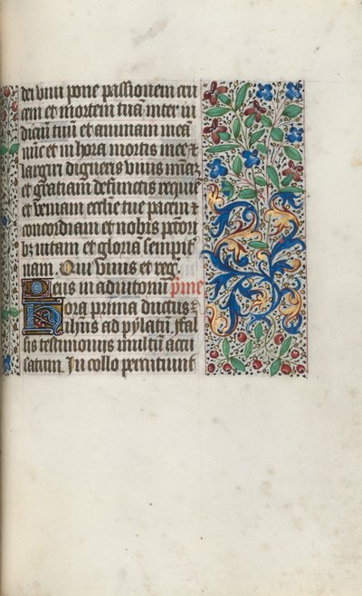 Księga godzin Korzystanie z Rouen: fol. 97r, ok. 1470. autorstwa Master of the Geneva Latini