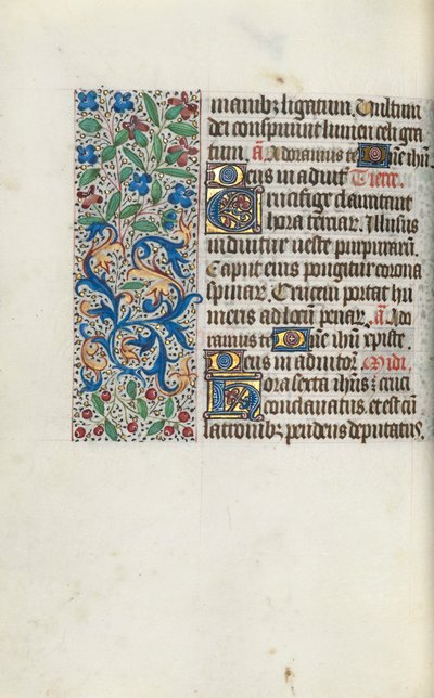 Księga godzin Korzystanie z Rouen: fol. 97v, ok. 1470. autorstwa Master of the Geneva Latini