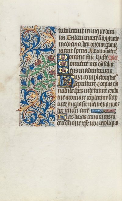 Księga godzin Korzystanie z Rouen: fol. 98v, ok. 1470. autorstwa Master of the Geneva Latini