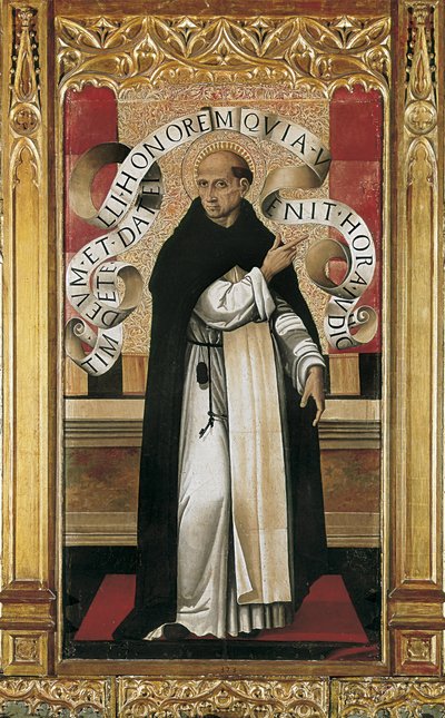 São Vicente Ferrer (1350-1419) (pintura) polonês autorstwa Master of the Grifo