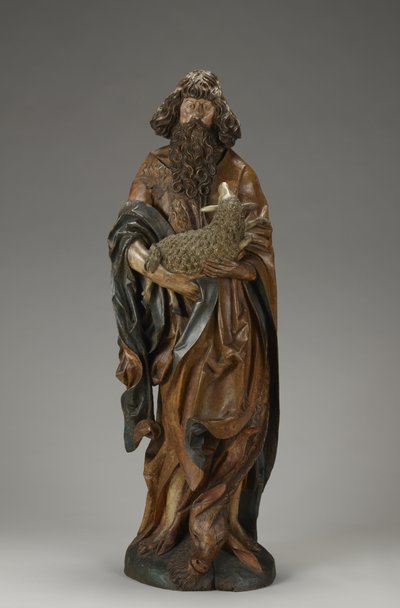 Jan Chrzciciel, ok. 1515 (drewno wapienne częściowo polichromowane) autorstwa Master of the Harburger Altar