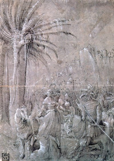 „Dawid i Abigail”, początek XVI wieku autorstwa Master of the Historia of Frederici