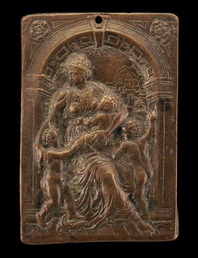 Alegoria Miłosierdzia, c. 1580. autorstwa Master of the Judgment of Solomon
