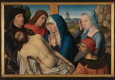 Lament (olej na desce) autorstwa Master of The Legend of St. Lucy