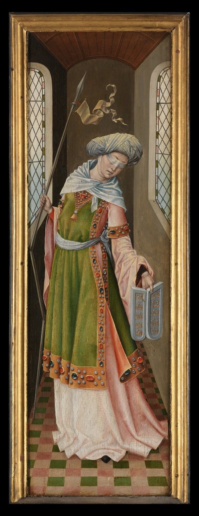 Alegoryczna figura Synagogi z Legendy o św. Urszuli autorstwa Master of the Legend of St. Ursula