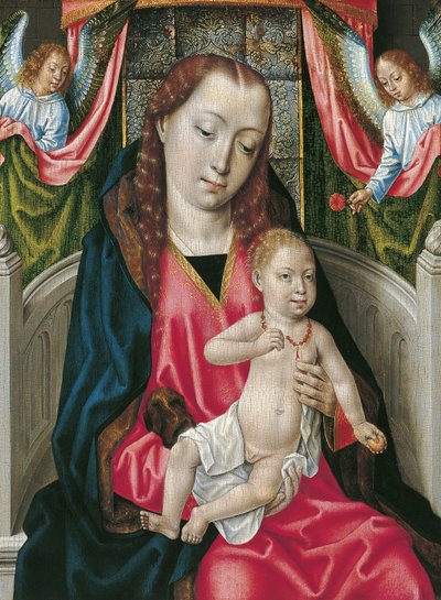Dziewica i Dziecko autorstwa Master of the Legend of St. Ursula