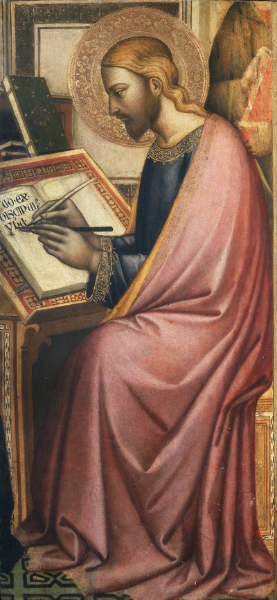 pisanie ewangelisty autorstwa Master of the Misericordia
