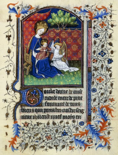 Koronowana Dziewica, c.1430-1440 autorstwa Master of the Munich Golden Legend