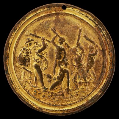 Śmierć Orfeusza, czwarta ćw. XV w. autorstwa Master of the Orpheus Legend
