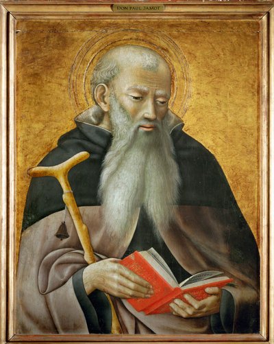 Święty Antoni opat ... autorstwa Master of the Osservanza