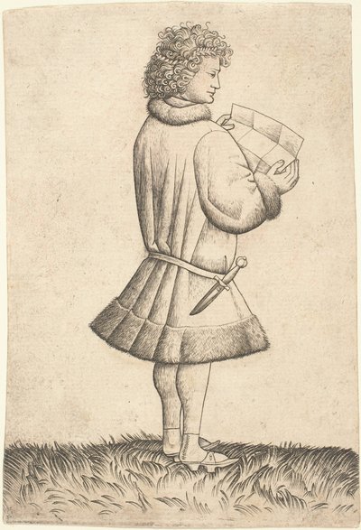 Czytanie poety autorstwa Master of the Playing Cards