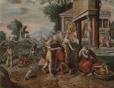Powrót Tobiasza autorstwa Master of the Prodigal Son