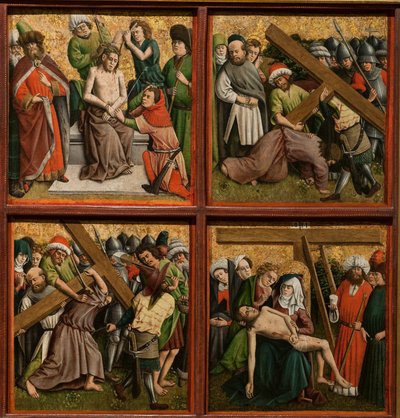 Ołtarz z Męką Pańską autorstwa Master of the Schlägl Altarpiece