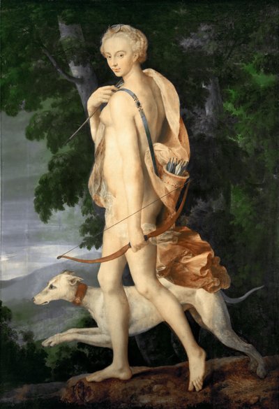 Diana Łowczyni autorstwa Master of the School of Fontainebleau