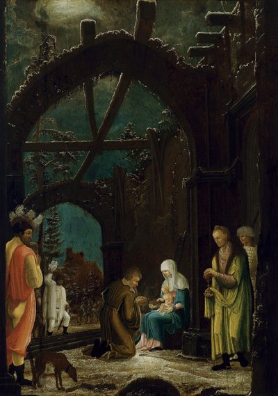 Pokłon Trzech Króli autorstwa Master of the Thyssen Adoration