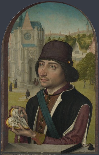 Portret młodzieńca, ok. 1930 r. 1480 autorstwa Master of the View of St. Gudule