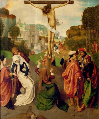 Ukrzyżowanie autorstwa Master of the Virgo Inter Virgines