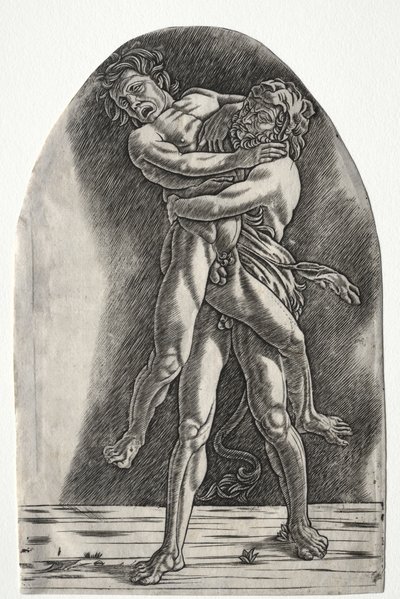 Herkules i Antaeus, c.1510. autorstwa Master of the Year 1515