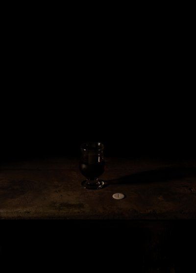 Ostatni posiłek w celi śmierci, Teksas; Jonathan Nobles, 2011 (zdjęcie typu C) autorstwa Mat Collishaw