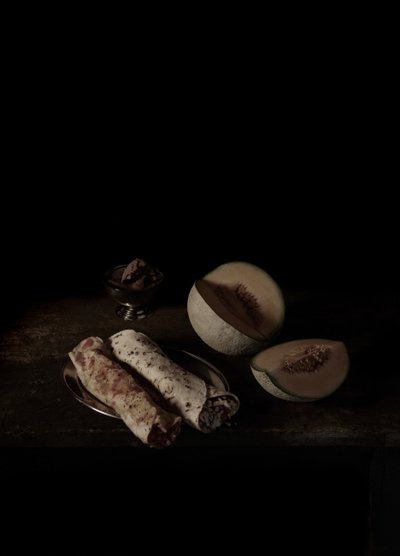 Ostatni posiłek w celi śmierci, Teksas; Paul Nuncio, 2011 (zdjęcie typu C) autorstwa Mat Collishaw