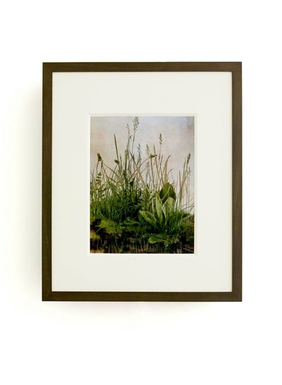 Whispering Weeds, 2011 (drewniana rama, obramowanie, ekran LCD, wentylator i dysk twardy) autorstwa Mat Collishaw
