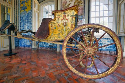 Pałac Queluz, Queluz, Portugalia. Powóz zdobiony., 2020 (zdjęcie) autorstwa Mateus Vicente de Oliveira