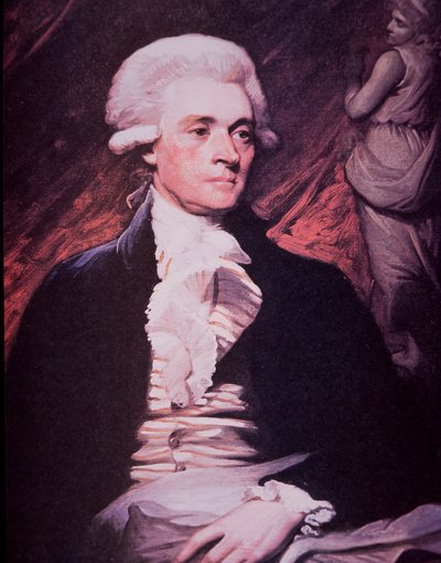 Thomas Jefferson ambasadorem USA we Francji autorstwa Mather (after) Brown