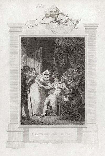 Śmierć Lorda Darnleya autorstwa Mather Brown