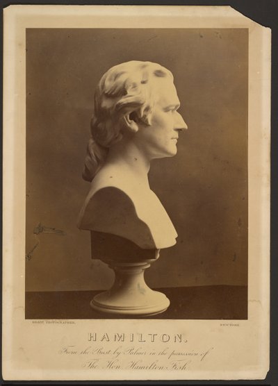 [Popiersie Alexandra Hamiltona] autorstwa Mathew B. Brady