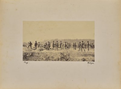 Bateria kapitana Coopersa [sic] - 1 Pennsylvania B. [sic] przed P. autorstwa Mathew B. Brady