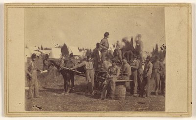 Osadnicy z Fort Runyon autorstwa Mathew B. Brady